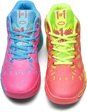 Баскетбольне взуття для чоловіків, антиковзаюче, зносостійке, модне спортивне взуття, великі розміри, червоно-зелене (41 EU, Yuanyang)