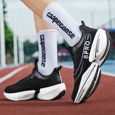 Дитячі кросівки для дівчаток, для бігу та ходьби, спортивні, дихаючі, легкі, чорні, розмір 36 (38 2/3 EU)