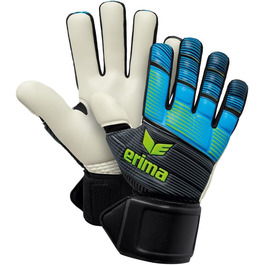 Воротарські рукавички Erima Skinator Match NF 9 чорні/блакитні