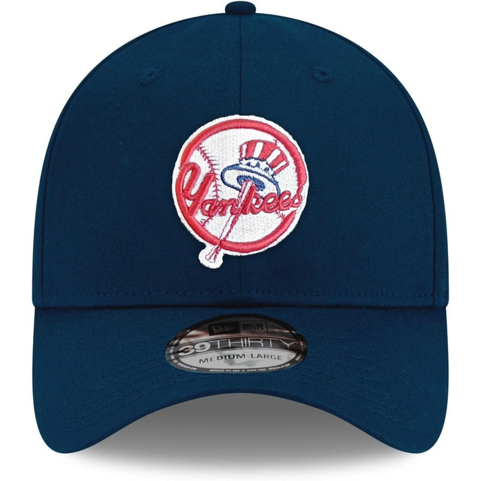 Кепка бейсболка New Era MLB 39Thirty Нью-Йорк Янкис, блакитна, унісекс, M-L