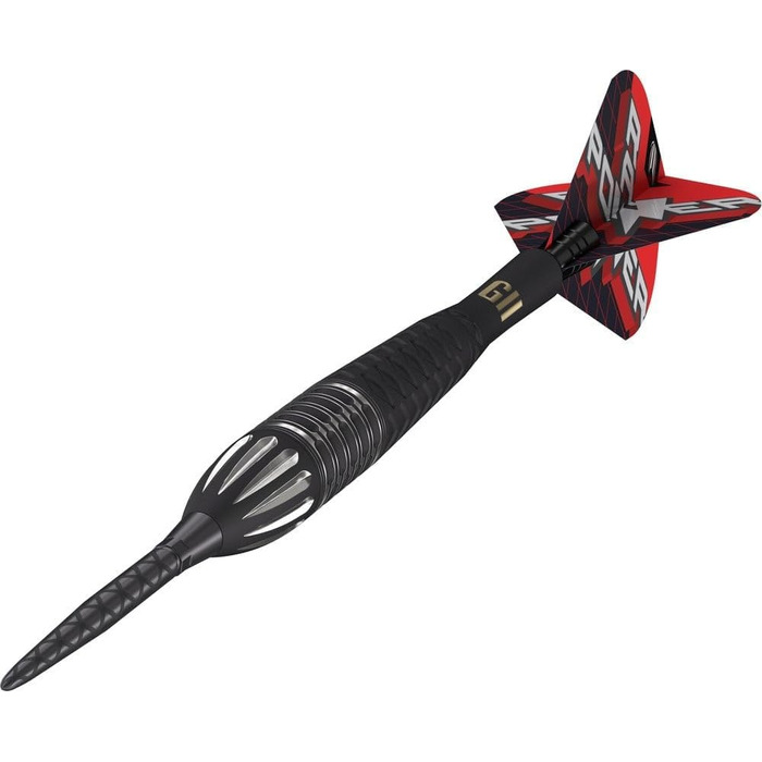 Дротики для дартсу Target Phil Taylor Gen 11 Power 9-Five Swiss Point, 95% вольфрам, 22/24/26 г, професійний набір гравця