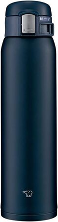 Термос-фляга Zojirushi SM-SF60-AD, 600 мл, нержавіюча сталь, морський синій, з кришкою One-Touch для пиття