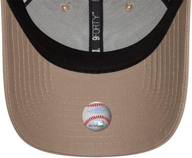 Кепка New Era New York Yankees MLB League Essential Hellbraun Weiß Verstellbare 9Forty - універсальний розмір