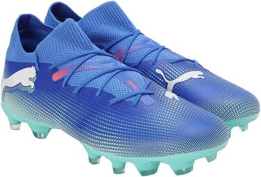 Жіночі футбольні бутси PUMA Future 7 Match Fg/Ag, 37.5 EU, Bluemazing/Puma White/Electric Peppermint
