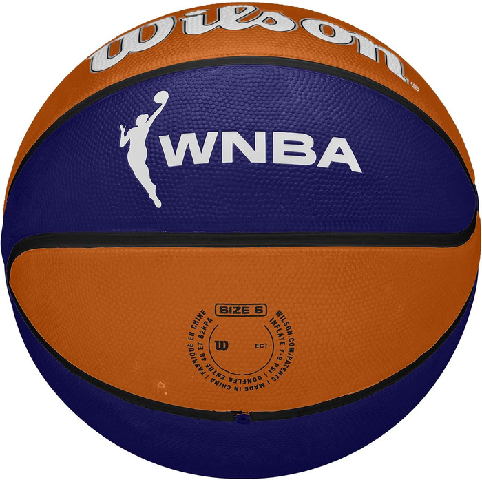 Баскетбольний м'яч WILSON WNBA Team Tribute Phoenix Mercury, офіційний, жіночий, розмір 15,2–72,4 см