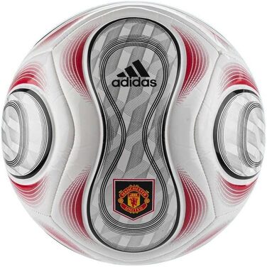 Дитячий футбольний м'яч adidas MUFC 3rd, білий/чорний/червоний, розмір 38, унісекс