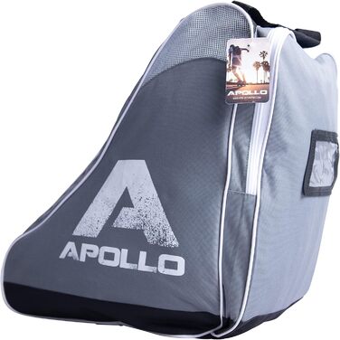 Сумка для роликів Apollo Skate Bag: сіра, для дітей та дорослих, для роликів, інлайнів та аксесуарів