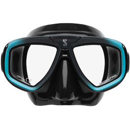 Маска для підводного плавання Scubapro Zoom EVO, чорна/бірюзова