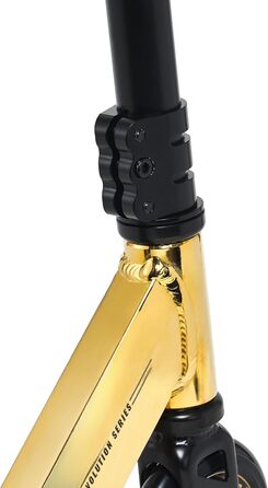 Самокат трюковий RAVEN Evolution Provox Gold 100мм для дітей та дорослих: PU+PP колеса, підшипники ABEC-7