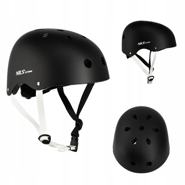 Дитячий велосипедний шолом з регулюванням та набір захисту для скейту, розмір S