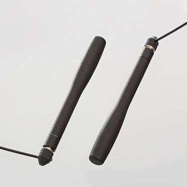 Стрибкове канат Elite Jumps Bullet Comp – професійне швидкісне канат для тренувань Double Under та фітнесу – легкий та міцний, чорний