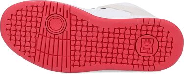 Кросівки DC Shoes Manteca Mid для жінок, чорно-білі (40 EU, білий, рожевий, чорний)