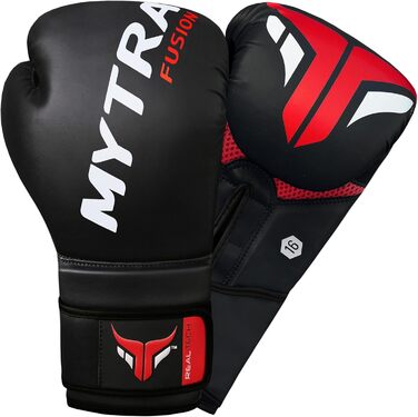 Боксерські рукавички Mytra Fusion 10-16oz для MMA, Муай Тай, кікбоксингу та спарингів, чоловічі та жіночі, тренувальні