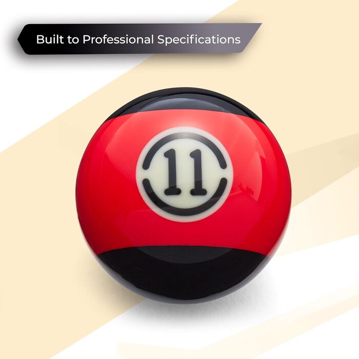Преміум-набір для більярду: чорні кульки для більярду, клас AA+, 5,1 см, стандартний розмір UK, набір з кульками для більярду з позначками, для більярдного столу