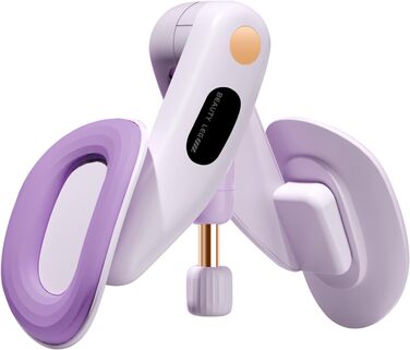 Тренування тазового дна для жінок: пристрій для зміцнення м'язів, 360° обертання, регулювання ваги 7-16 кг, фітнес для дому, зелений без лічильника (фіолетовий без лічильника)