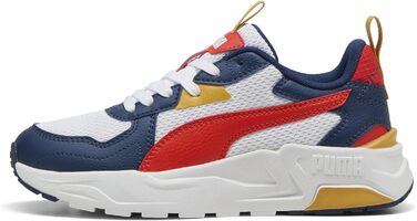 Дитячі кросівки PUMA Trinity Lite Jr - біло-червоно-сині (39 EU)