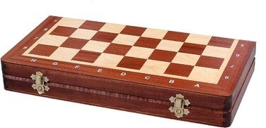 Турнірний шаховий набір Sunrise Chess & Games №3, інкрустація, 35x35 см, художня ручна робота