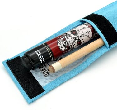 CUESOUL Біліардний кий 19/20/21oz з дерева клен, комплект Rock The World, червоний, 20oz