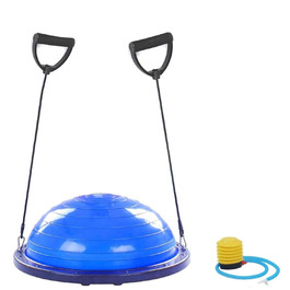 Фітбол для фітнесу, йоги, пілатесу та реабілітації | Діаметр 60 см, ABS та PVC, блакитний