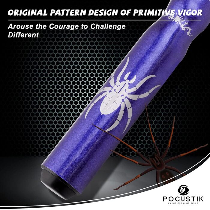 Набір більярдних київ POCUSTIK (2 шт.), 58'' - білий/синій, для дорослих, ергономічні, з канадського клена