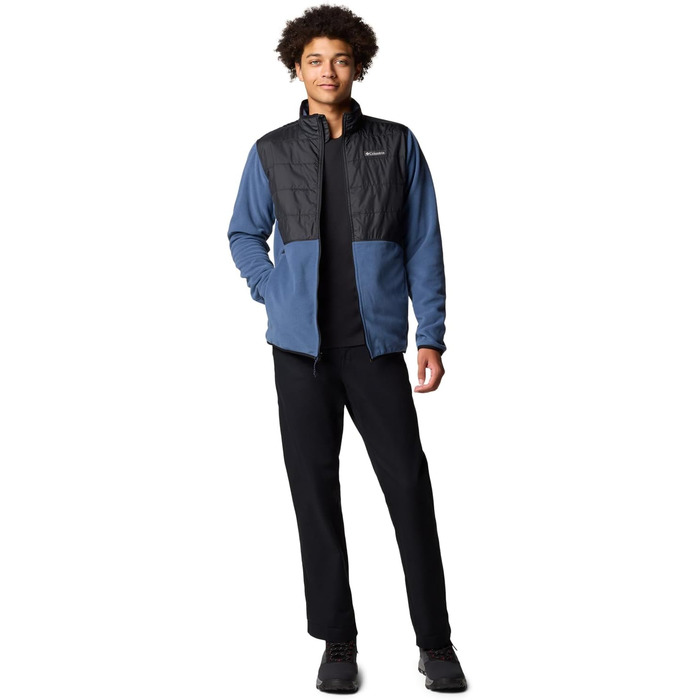 Чоловіча флісова куртка Columbia Basin Butte Full Zip, чорна, розмір XXL