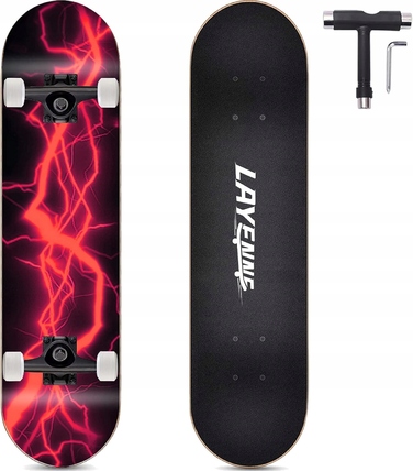 Класичний лонгборд LAYENNE ABEC-11, клен, 80x20 см