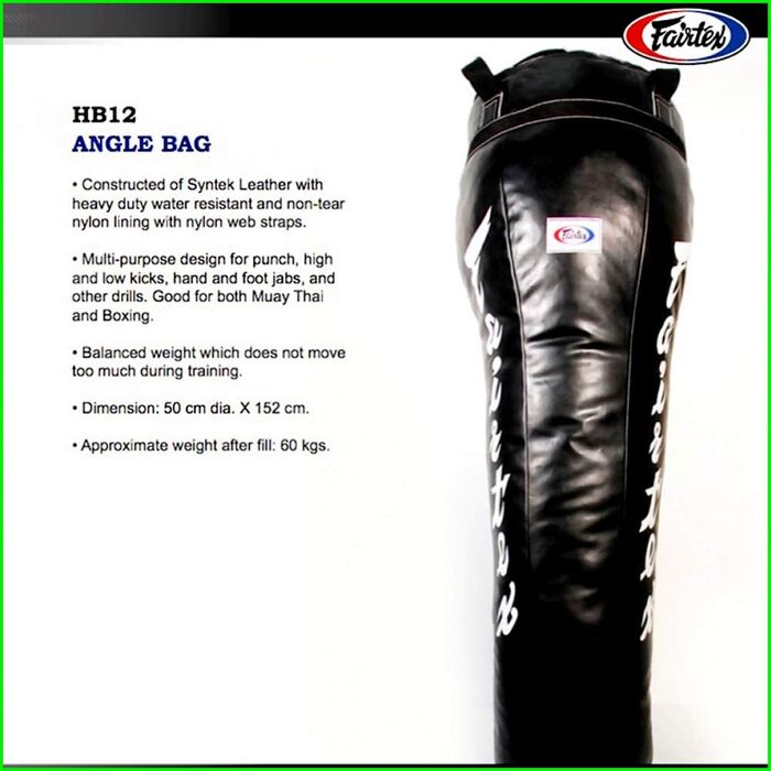 Боксерський мішок Fairtex Sandsack Angle Bag HB12 порожній