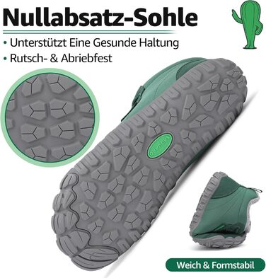 Зимові барфутбові черевики Saguaro з підкладкою, для жінок та чоловіків, розмір EU 36-48 (EU 44, темно-зелений)