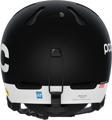Шолом для лиж і сноуборду POC Auric Cut BC MIPS, міцний ABS, чорний матовий, розмір M-L (55-58 см)
