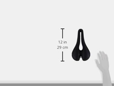 Чоловіче велосипедне сідло SMP4Bike TRK, чорне, 28×16 см