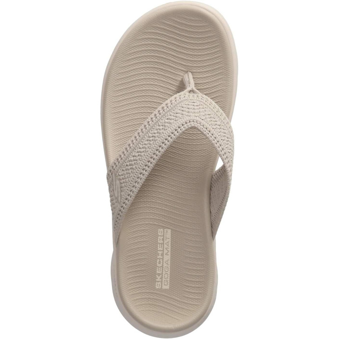 Шльопанці Skechers для жінок (42 EU, Бежевий колір)