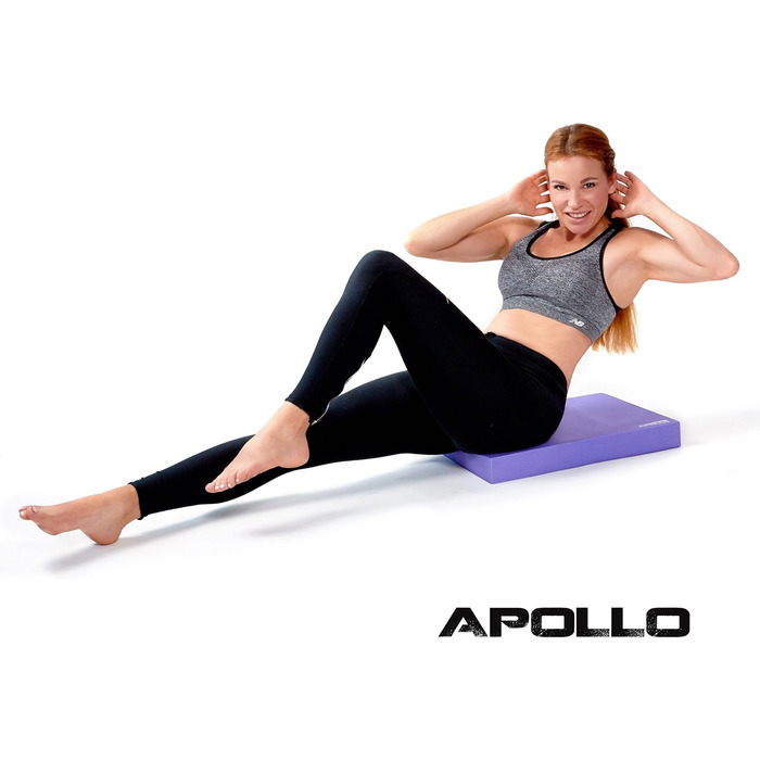 Балансувальний килимок Apollo Profi Balance-Pad для фітнесу, йоги та пілатесу, ліловий, 45x35x5 см