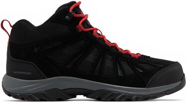 Чоловічі трекінгові черевики Columbia Redmond III Mid Waterproof (40.5 EU, Black Mountain Red)