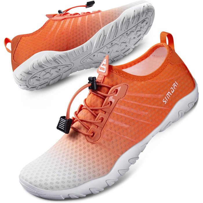 Водні черевики SIMARI WP001 для жінок та чоловіків, швидковисихаючі, для плавання, дайвінгу, серфінгу, йоги та відпочинку на природі, WP001, 216 Lila (42 EU, 233 Orange)