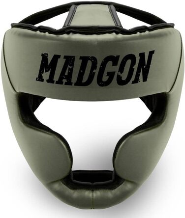 MADGON Преміум шолом для боксу та MMA з захистом обличчя, максимальним захистом і оглядом, для боксу, кікбоксингу, єдиноборств, спарингів