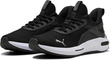 Кросівки Puma Softride Enzo 5 Hype для бігу та вулиці, 44 EU, чорний, білий, срібний