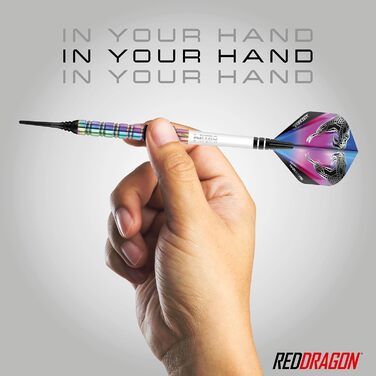 Професійний дартс-набір RED DRAGON Peter Wright Snakebite 1, вольфрам, 18 г, з крилами і стрижнями