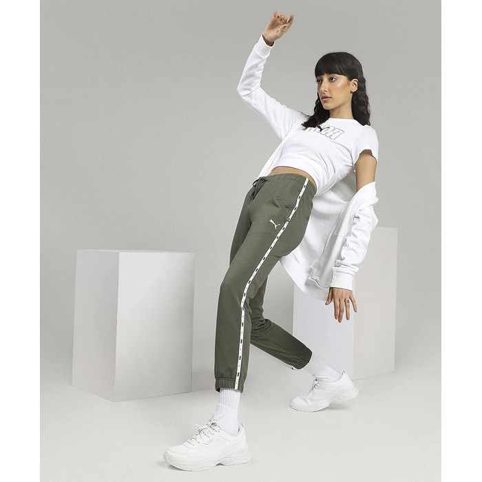 Жіночі кеди PUMA Cilia Mode White Silver — базові модні кросівки, білі зі сріблястими деталями, розмір 38 EU