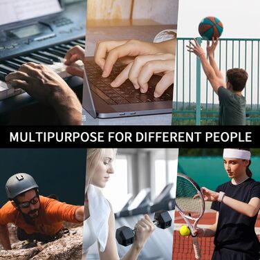 Набір для тренування сили хвата SOLUAME (7 шт.): підручники для пальців, м'ячик для стискання, кільце, регульовані підручники для підручників