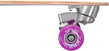 Скейтборд Star Scooter Surf Longboard Retro Cruiser ABEC-11 рожевий, для дорослих, унісекс, повний комплект