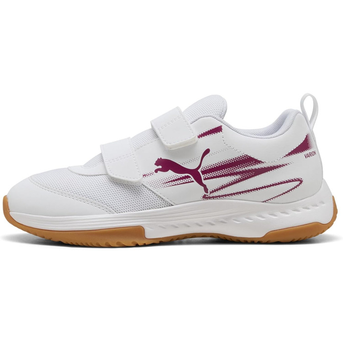 Дитячі кросівки для залу Puma Varion II V Jr Indoor Court Shoe (29 EU, білий, Puma White Berry)