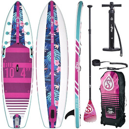 Дошка для сап-серфінгу SKIFFO Elle 10’4” надувна, 315x79 см, з веслом та насосом