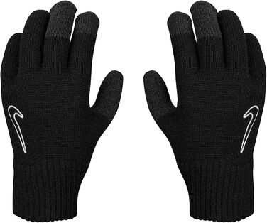 Чоловічі рукавички Nike Tech Knit з технологією Grip, чорно-білі, L/XL, 9317-27