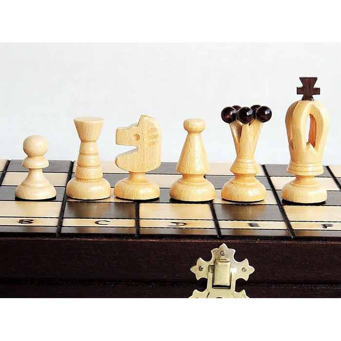 Набір 3 в 1: шахи, нарди, шашки Master of Chess, 35 см, дерев'яний, ручна робота, для дітей і дорослих, дорожній варіант