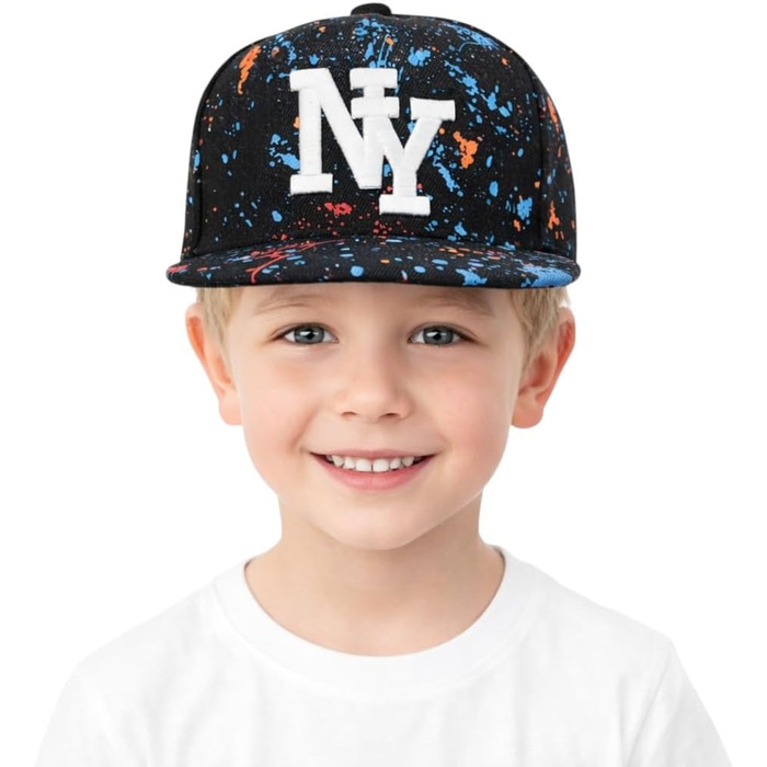 Дитяча кепка SNAPBACK USA J26 для підлітків, чорна, камуфляж, універсальний розмір