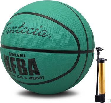 Баскетбольний м'яч Fantecia розмір 7, гумовий, для залу та вулиці