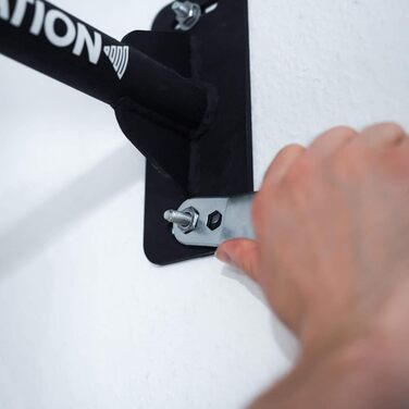 Климмер GORNATION для дверного прорізу: турнік, бруси для підтягувань, віджимань та інших вправ. Ідеально для калістеніки та загального фітнесу (чорний).