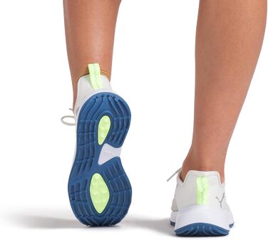 Жіноче golf-взуття PUMA Ignite Elevate X - кросівки для гольфу (38 EU, білий/блакитний)