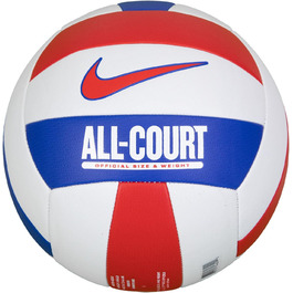 Волейбольний м'яч Nike All Court 5, біло-червоний