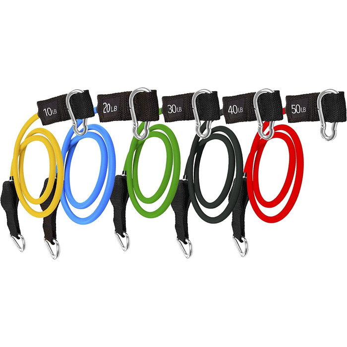 PowerBands еспандери – професійні гумові стрічки для силових тренувань, розтягування, йоги, фітнесу, труби-еспандери